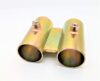 Modern Wide Over and Under for 1-1/4" Speed Rail - Gold w/ Set Screw
