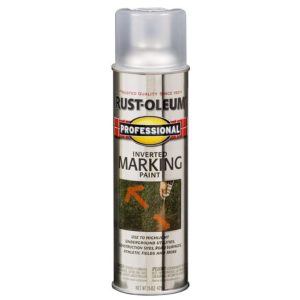 Rust-Oleum Professional Inverted Marking Spray Paint - Fluorescent Red Orange