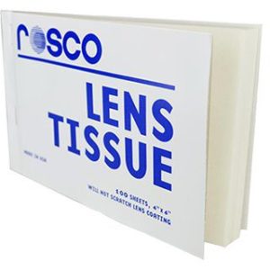 Rosco Lens Tissue 4" x 6" - pack 100ct