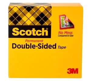 Scotch 1" Permanent Double-Sided Tape