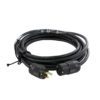 NEMA 5-15 (Edison) Extension - SJOOW Cable - 50'